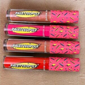 NWT Ace Beaute PALETTEOPOLY LIP SET OF 4